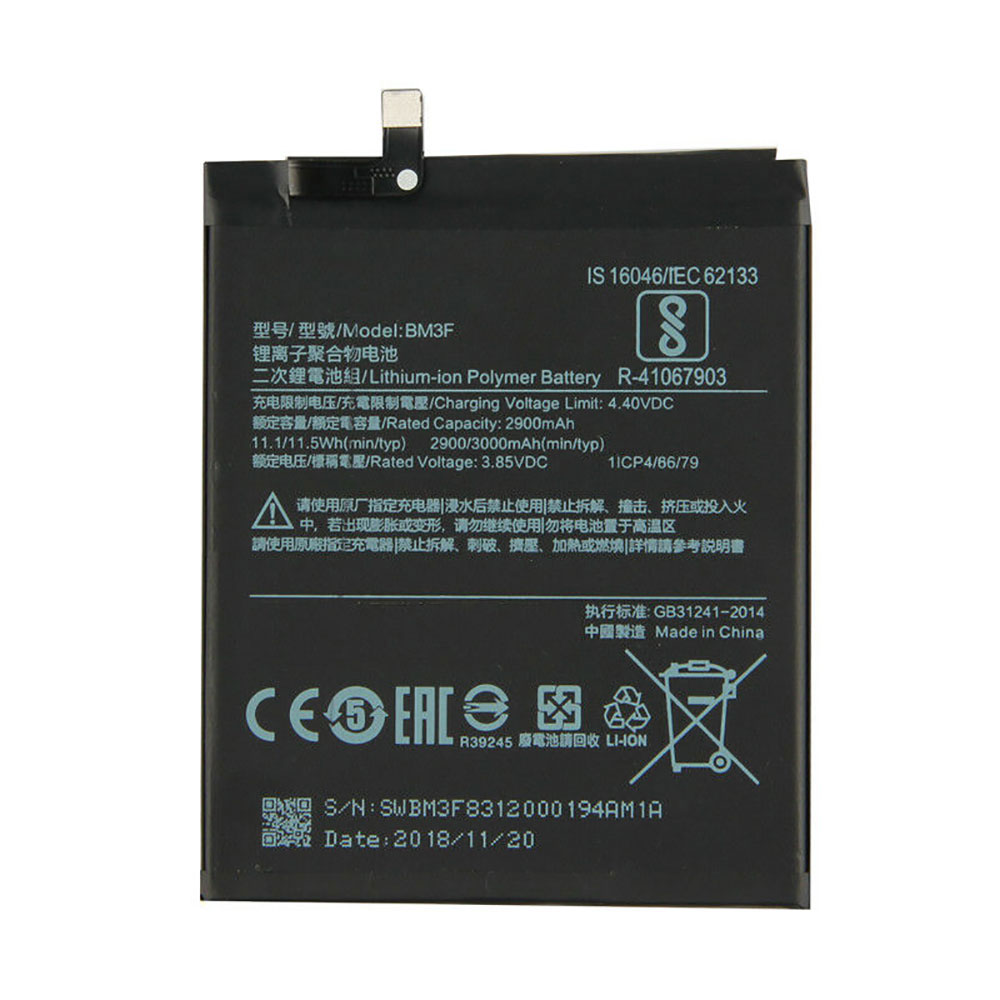 Batterie pour 2900mAh/11.1WH 3.85V/4.4V BM3F