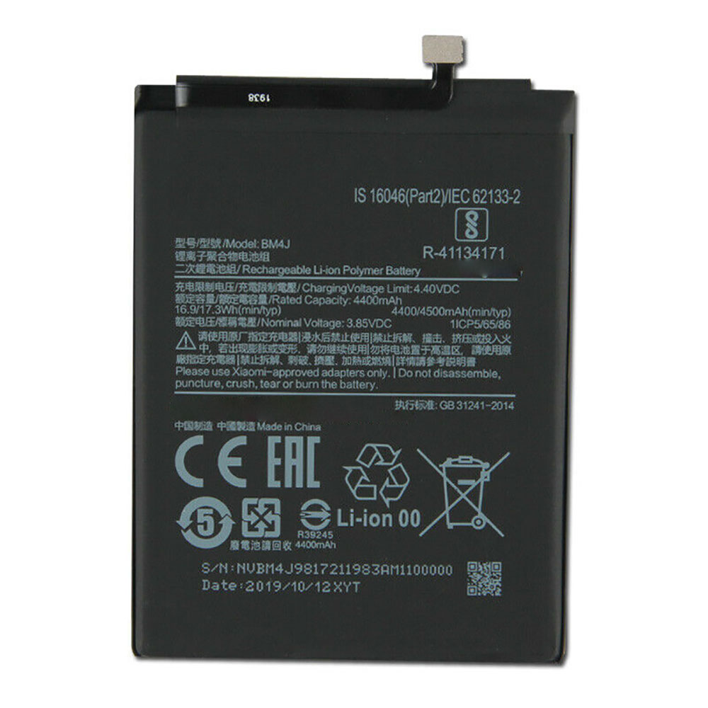 Batterie pour 4400mAh/16.9WH 3.85V/4.4V BM4J