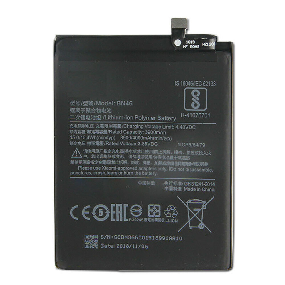 Batterie pour 3900mAh/15.0WH 3.85V/4.4V BN46