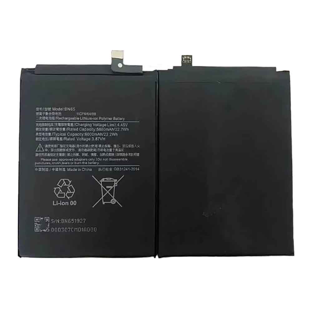 Batterie pour 6000mAh 3.87V BN65