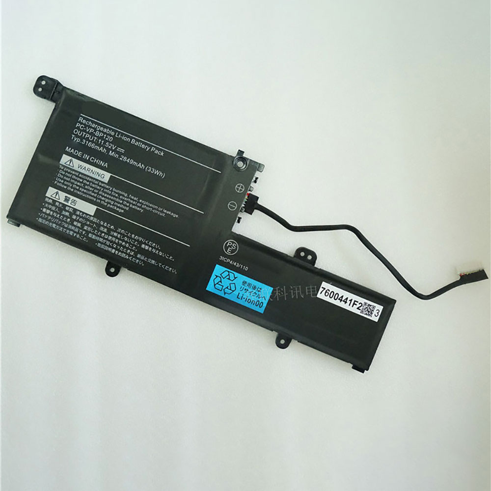 Batterie pour 2849mAh/33WH 11.52V PC-VP-BP120