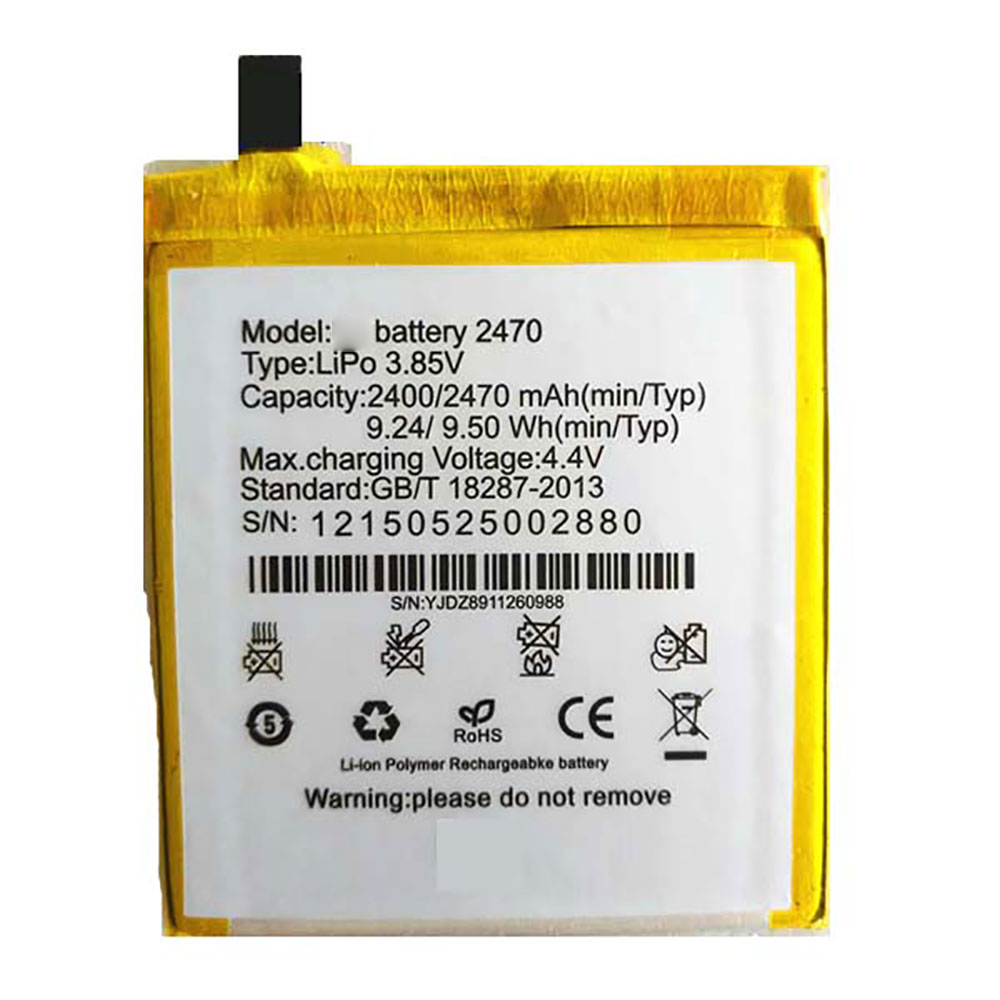 Batterie pour 2400mAh/9.24WH 3.85V/4.4V 2470