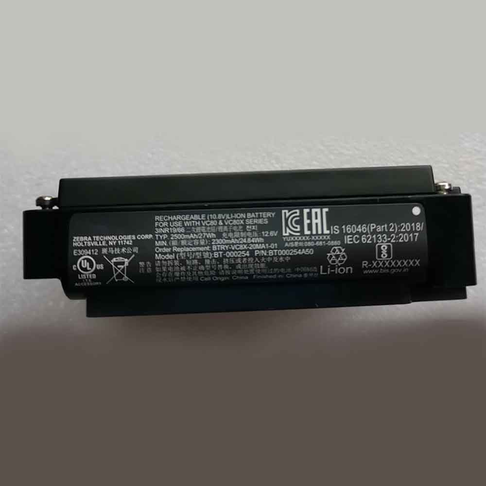 different BTRY-VC8X-20MA1-01 battery