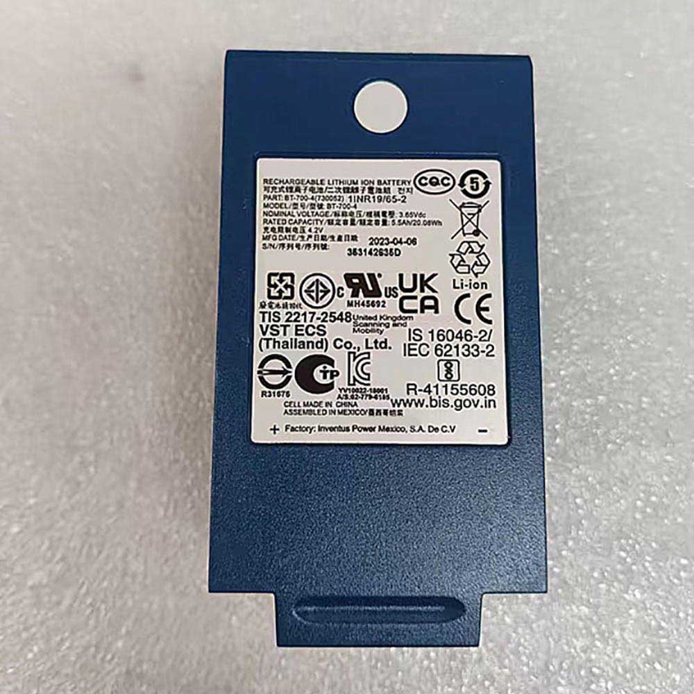 Batterie pour 5.5Ah 3.65V BT-700-4