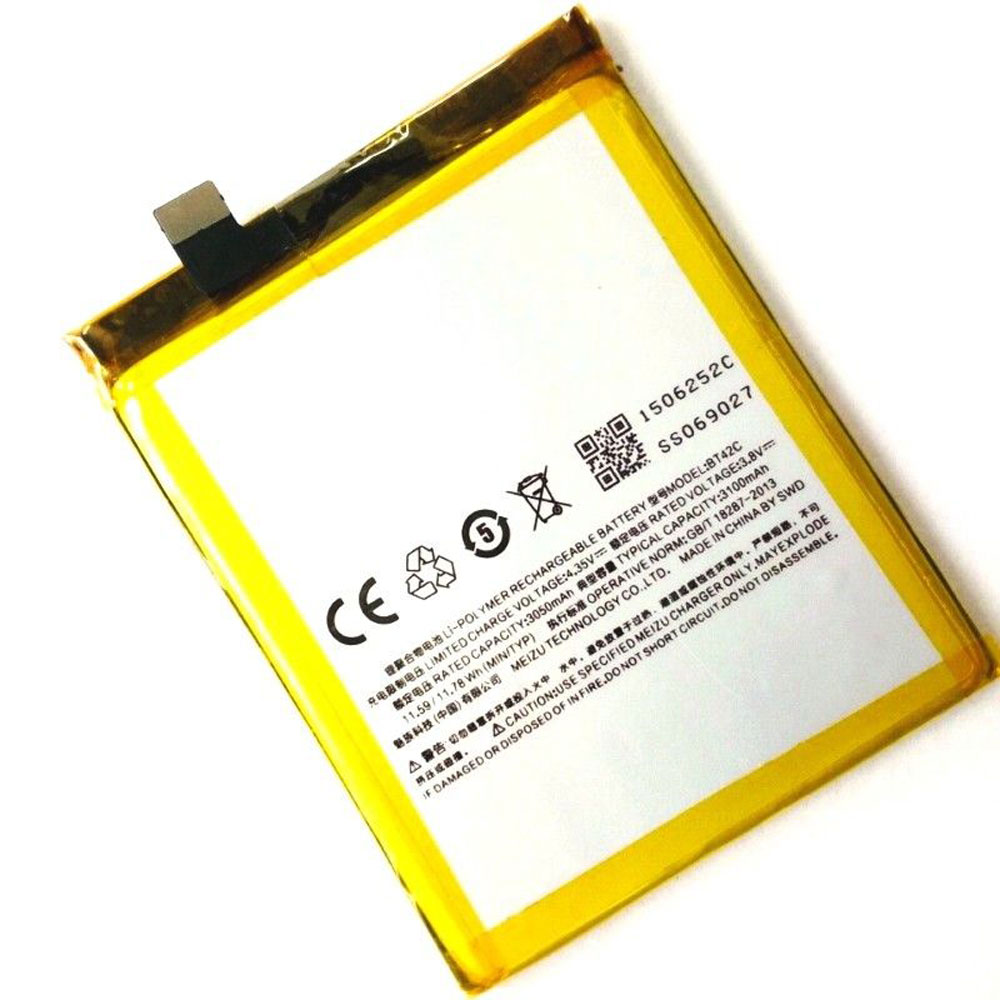 Batterie pour 3100mAh/11.78Wh 3.8V/4.35V BT42C