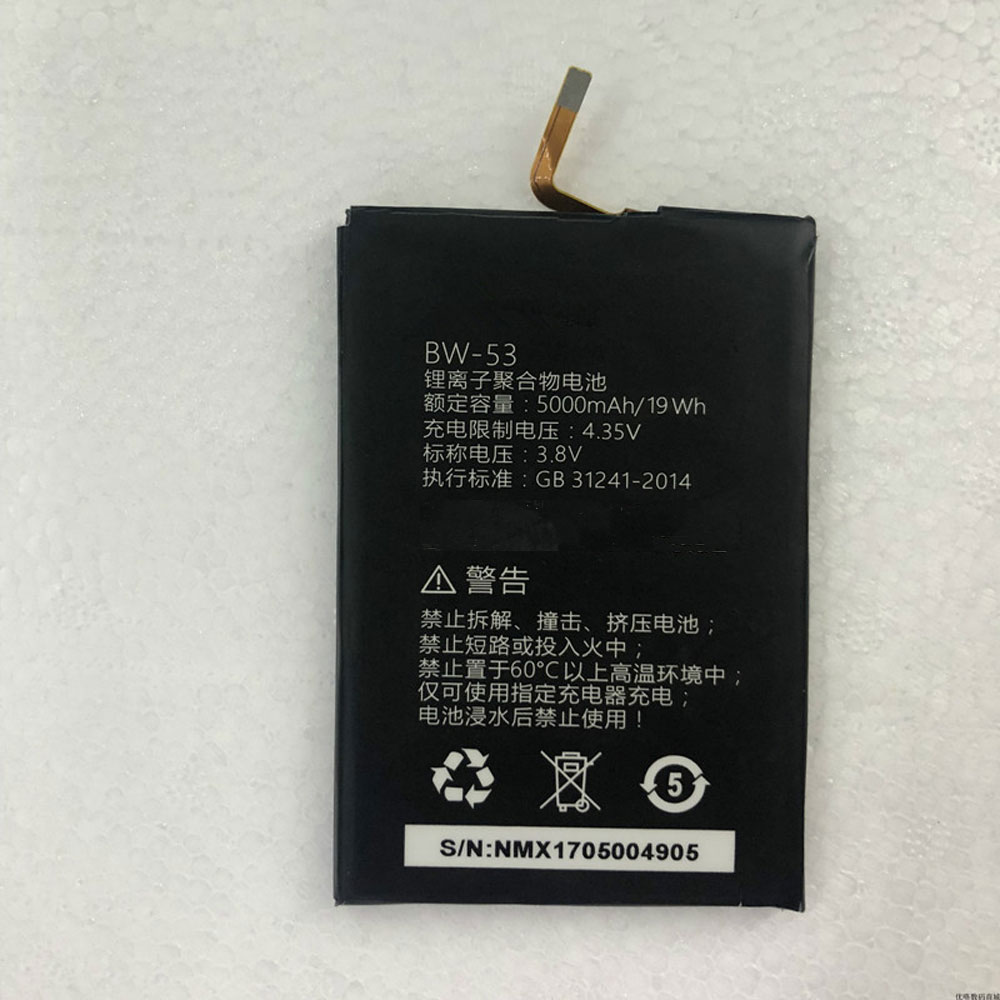 different BW-53 battery