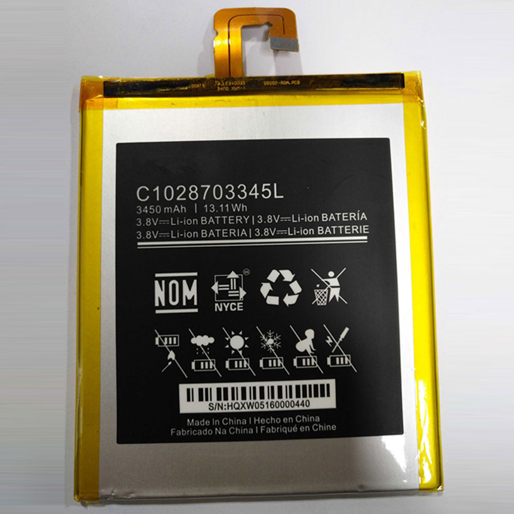 Batterie pour 3450mAh/13.11WH 3.8V C1028703345L