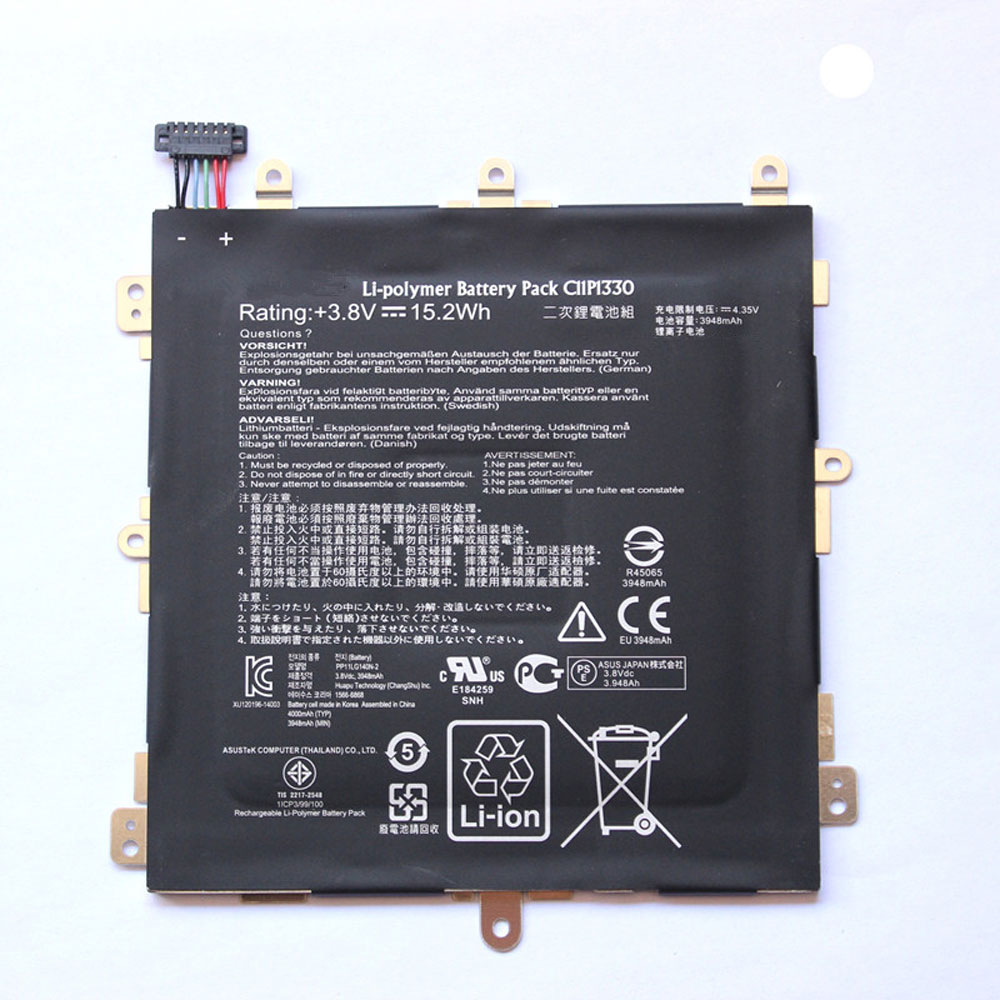 Batterie pour 3948mAh/15.2WH 3.8V/4.35V C11P1330