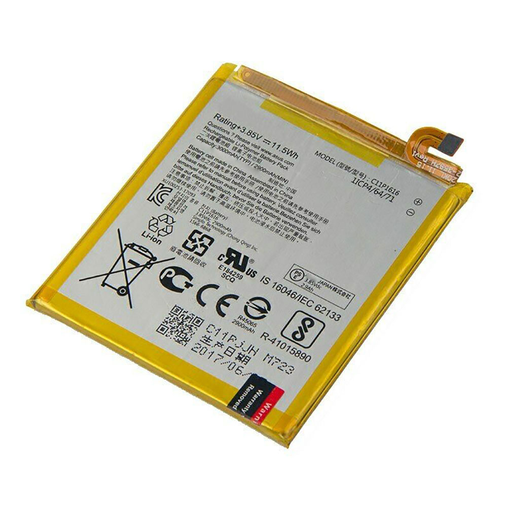 Batterie pour 2900mAh/11.5WH 3.85V C11P1616