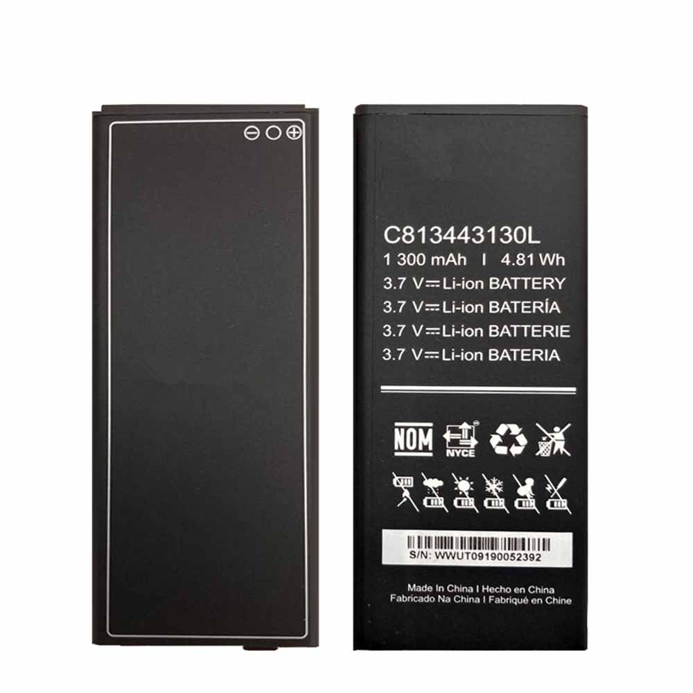 Batterie pour 1300mAh 3.7V/4.25V C813443130L