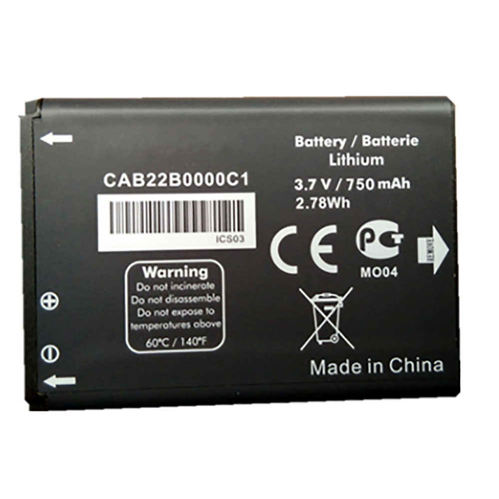 Batterie pour 750mAh/2.78WH 3.7V CAB22D0000C1