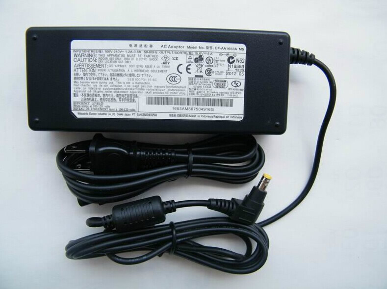 Batterie pour 100-240V 50-60Hz (for worldwide use) 15.6V  5A, 78W 
 CF-AA1653A CF-AA1623A CF-AA1623AM