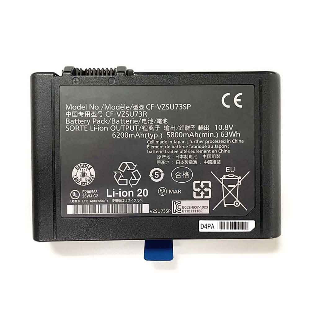 Batterie pour 5800mAh 10.8V CF-VZSU73SP