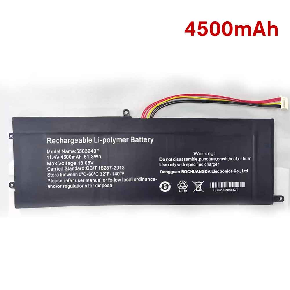 Batterie pour 4500mAh 11.4V 5583240P