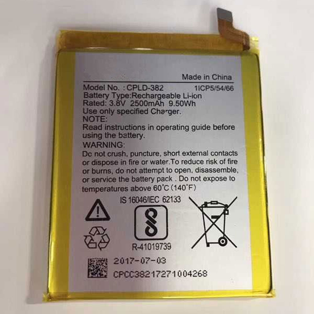 Batterie pour 2500mAh/9.5WH 3.8V CPLD-382