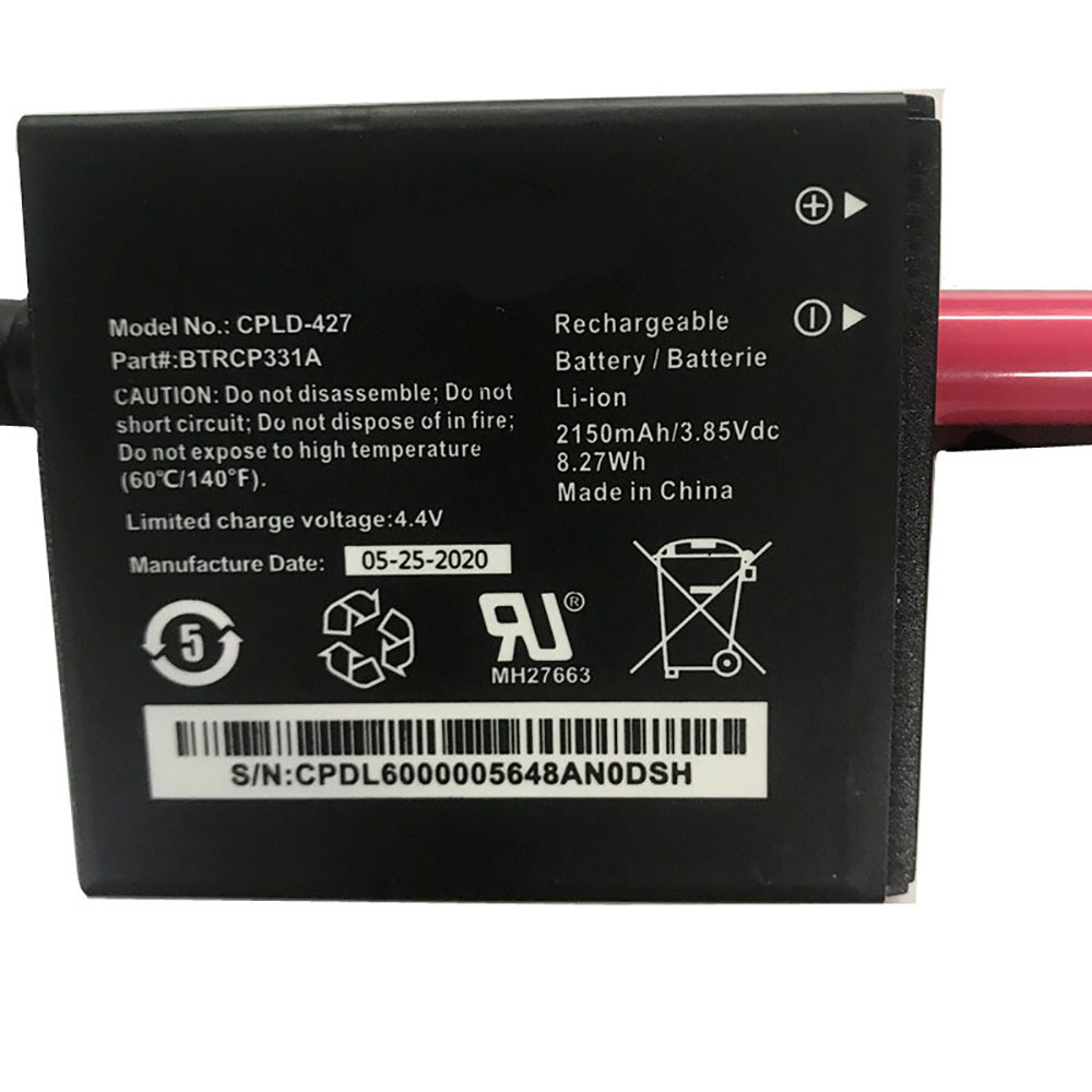 Batterie pour 2150mAh/8.27WH 3.85V/4.4V CPLD-427