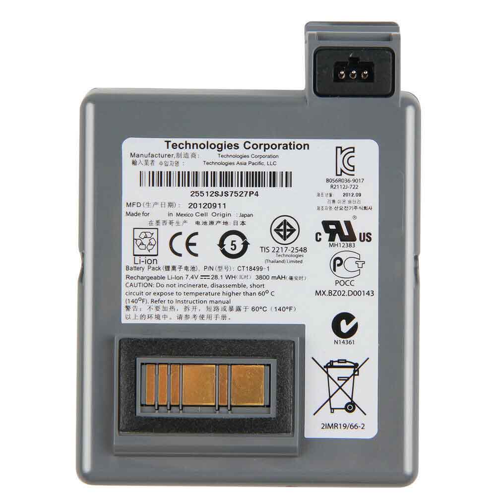 Batterie pour 3800mAh 28.1Wh 7.4V CT18499-1