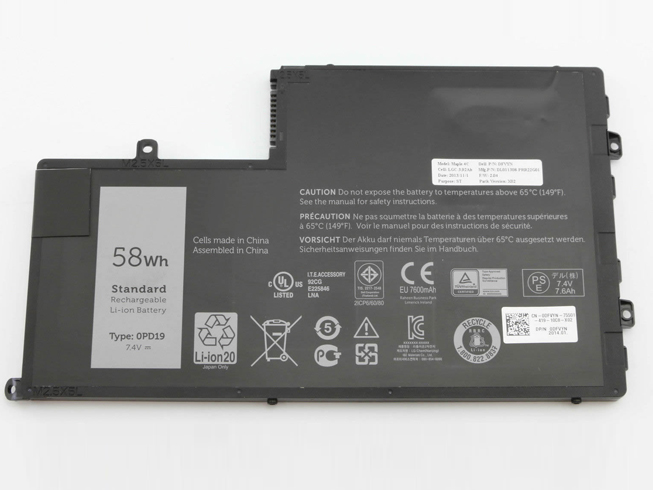 Batterie pour 58Wh/7600mAh 7.4V 5MD4V