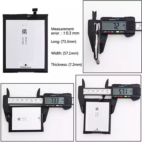 Batterie pour 5500mAh 3.8V V715874P