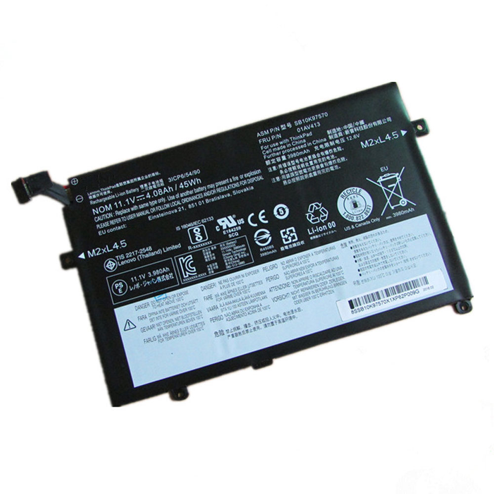 Batterie pour 45Wh/4110mAh 10.95V 01AV411