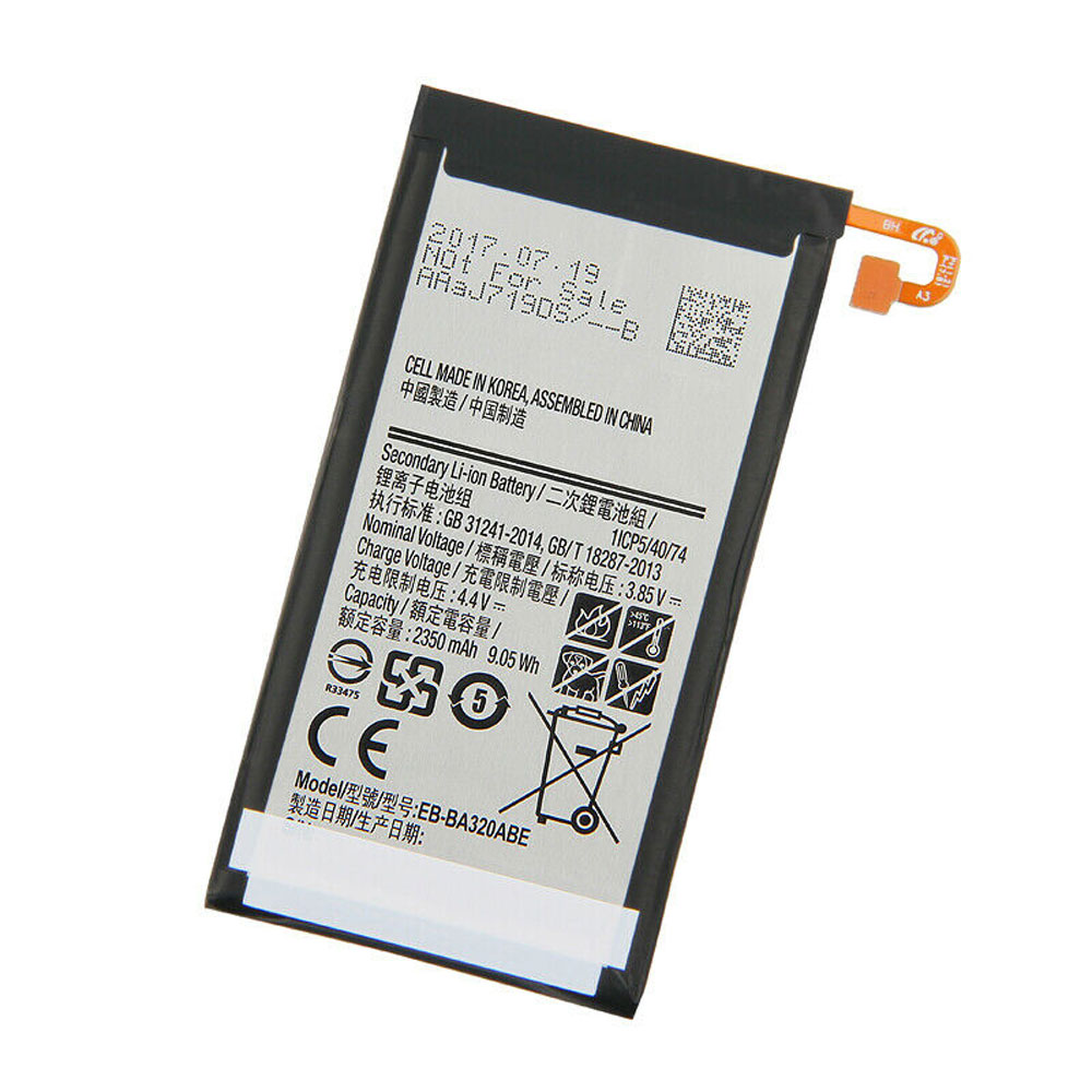 Batterie pour 2350mAh /9.05WH 3.85V/4.4V EB-BA320ABE