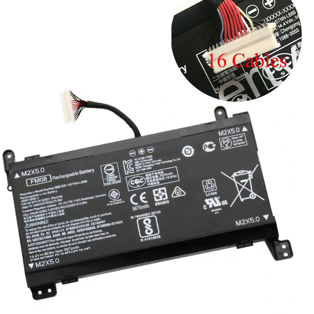 Batterie pour 5675mAh/86WH 14.4V/16.8V FM08