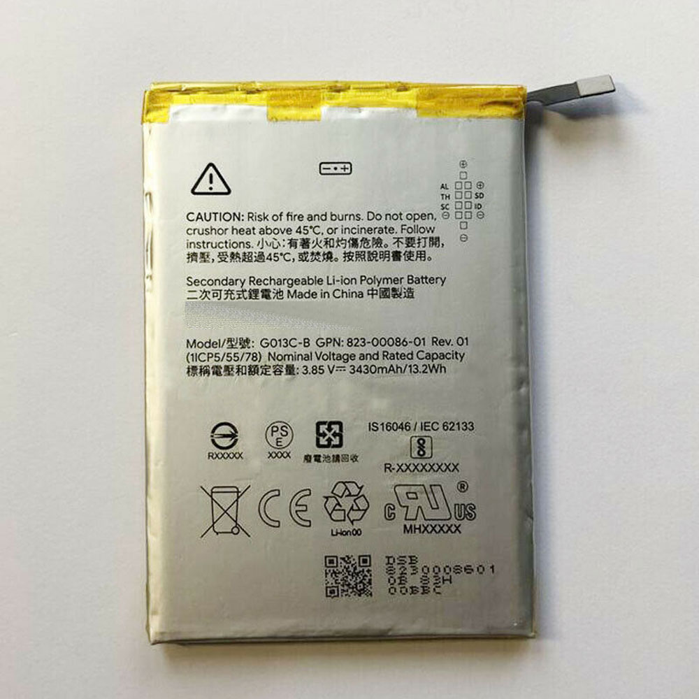Batterie pour 3430mAh/13.2WH 3.85V G013C-B