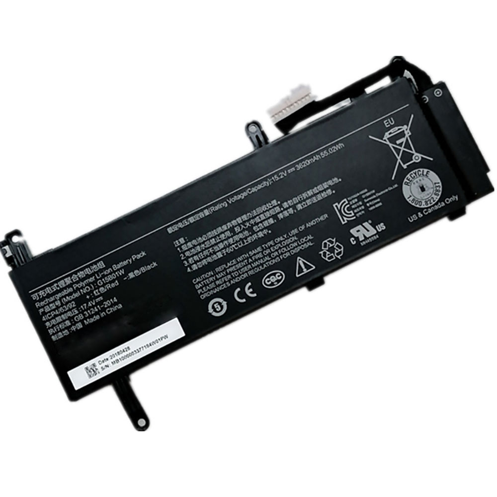 Batterie pour 55.02Wh/3620mAh 15.2V G15B01W