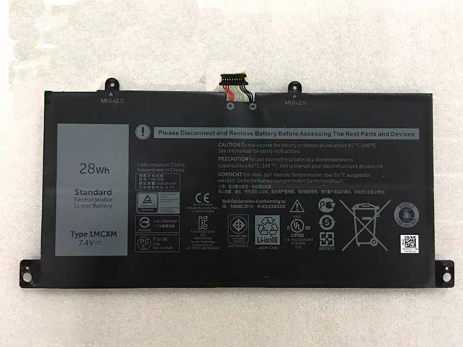 Batterie pour 28Wh 7.4V 1MCXM