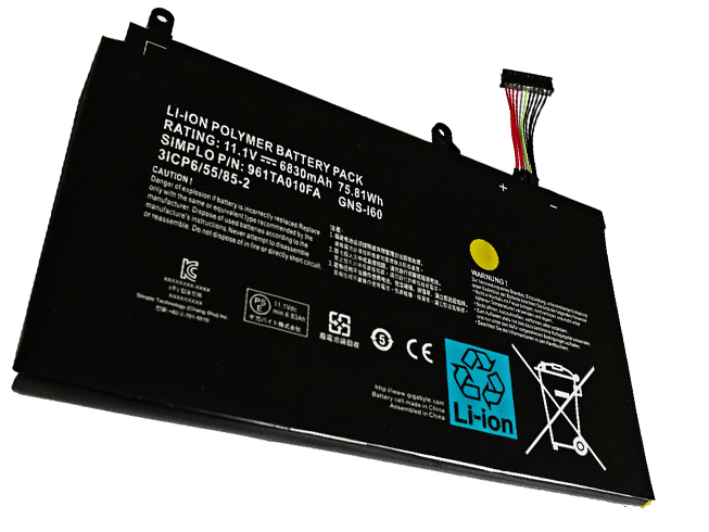 Batterie pour 6830mAh/75.81Wh 11.1V GNS-I60