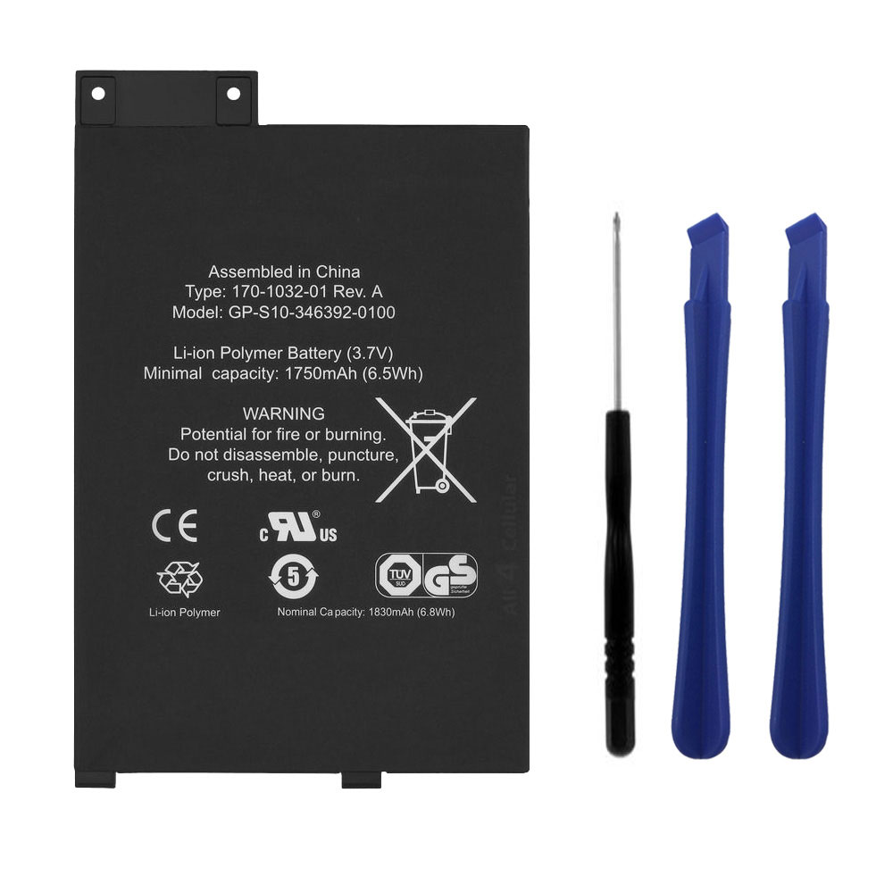 Batterie pour 1750MAH/6.5WH 3.7V/4.2V GP-S10-346392-0100