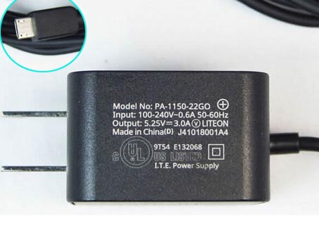 Batterie pour AC 100-240V~50/60HZ 5.25V DC 3.0A Micro USB 15.75W PA-1150-22GO
