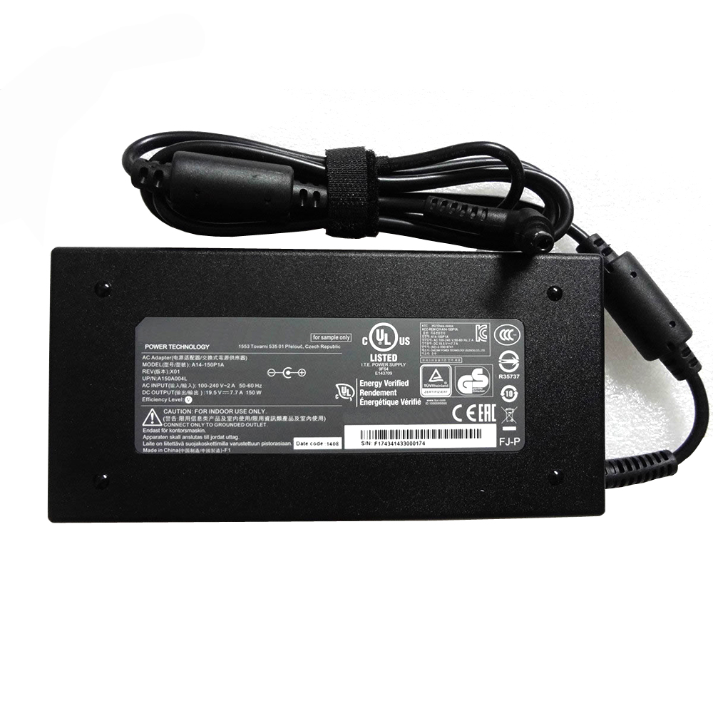 Batterie pour 100-240V~2.7A  50-60Hz (for worldwide use) 19.5V   7.7A, 150W ADP-150VB B