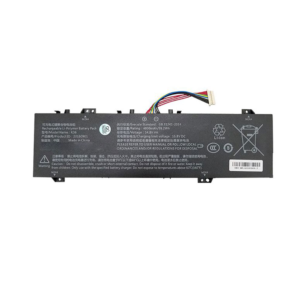 Batterie pour 59.2Wh/4000mAh 14.8V K36