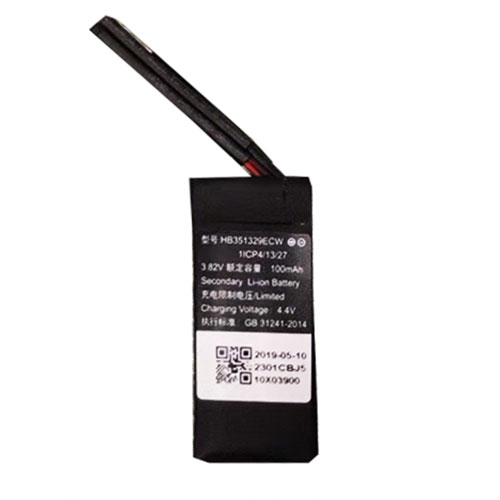Batterie pour 100mAh 3.82V/4.4V HB351329ECW