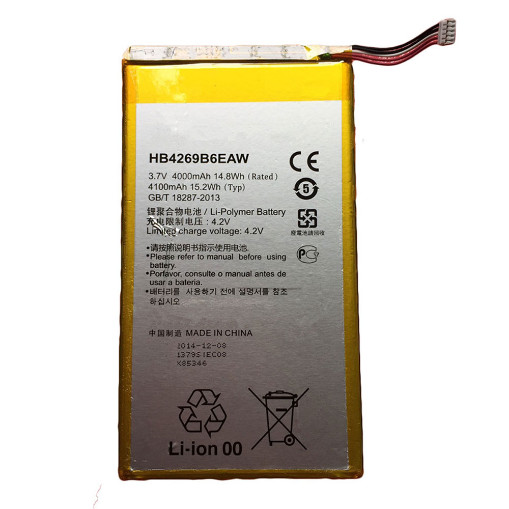 Batterie pour 4000mAh/14.8WH 3.7V/4.2V HB4269B6EAW