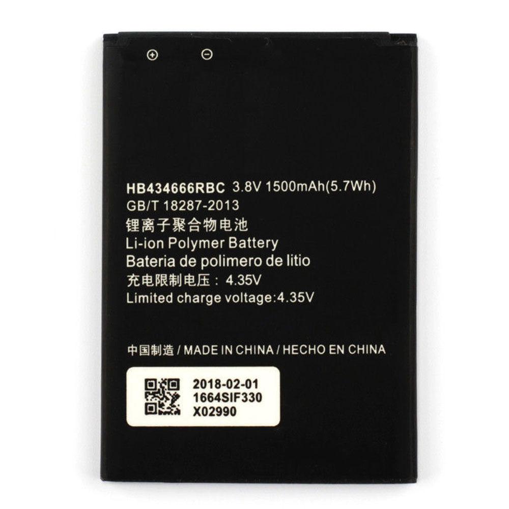 Batterie pour 1500MAH/5.7Wh 3.8V/4.35V HB434666RBC