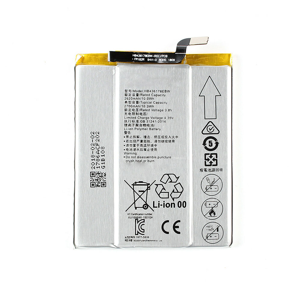Batterie pour 2200mAh 3.8V/4.2V HB436178EBW