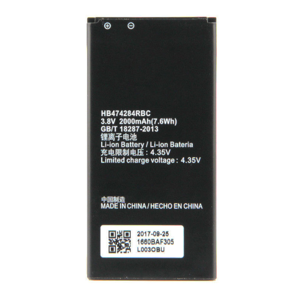 Batterie pour 2000MAH/7.6Wh 3.8V/4.35V HB474284RBC
