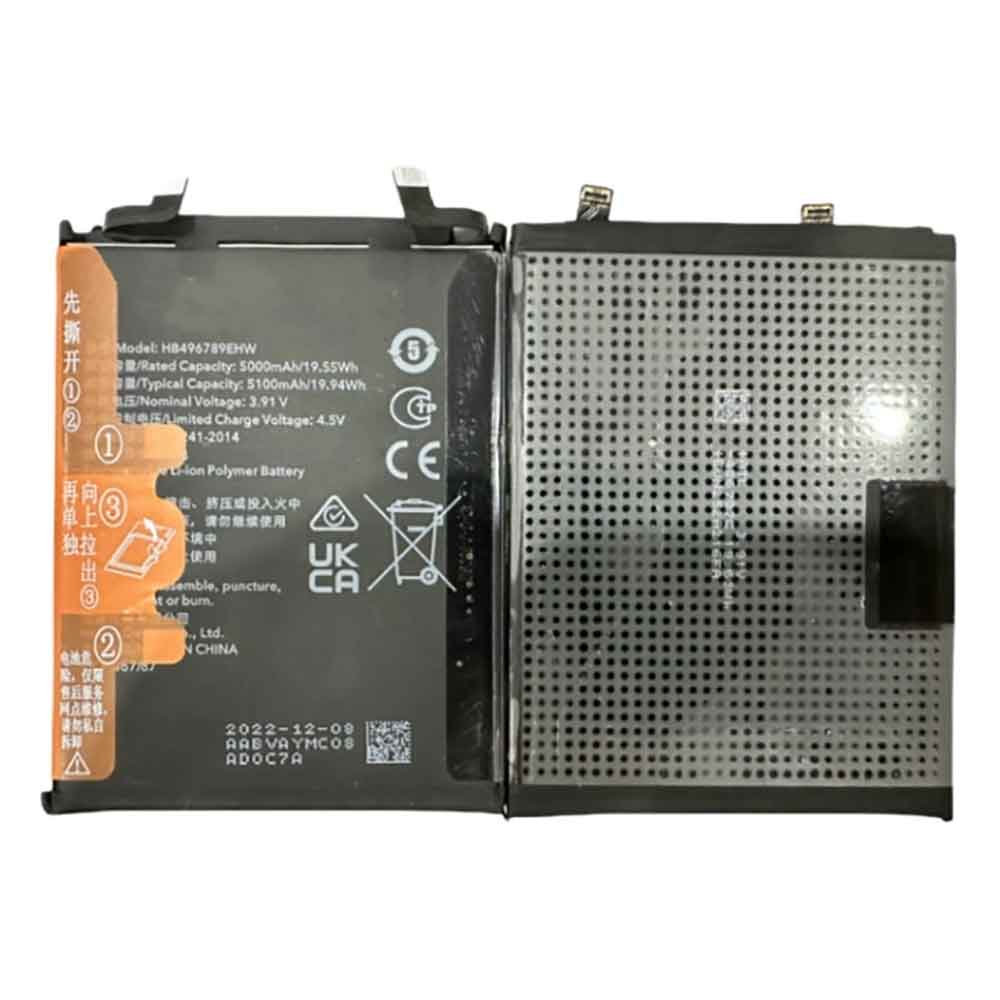 Batterie pour 5100mAh 3.91V HB496789EHW