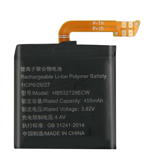 Batterie pour 455mAh 3.82V/4.4V HB532729ECW