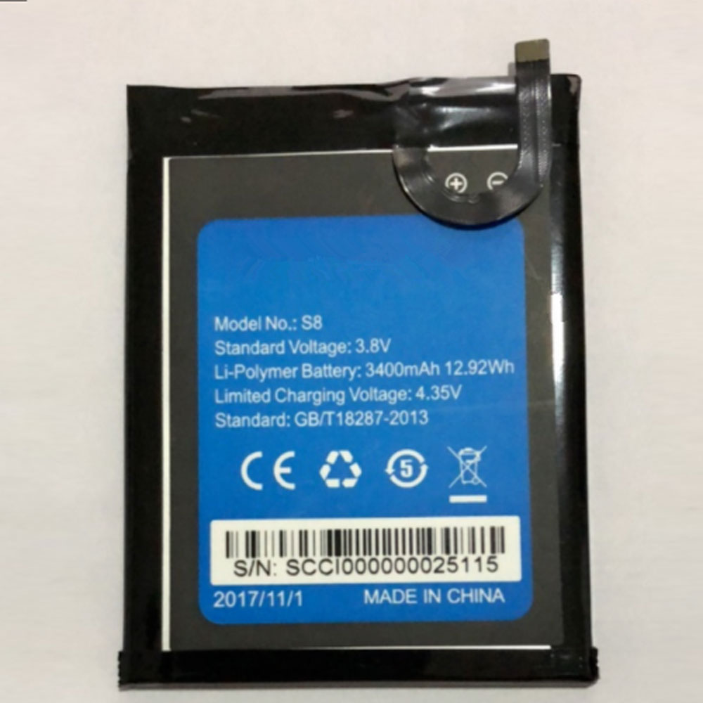 different S8 battery