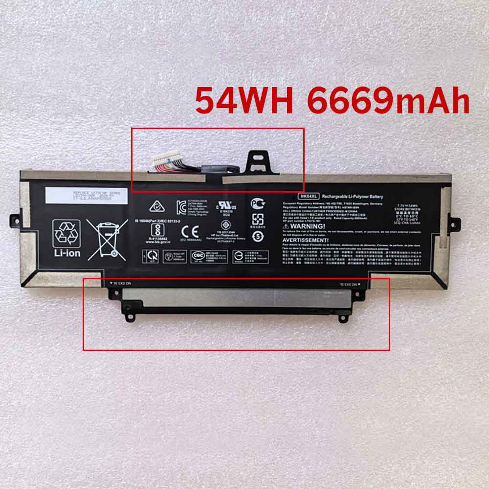 Batterie pour 54WH 6669mAH 7.7V L82391-005