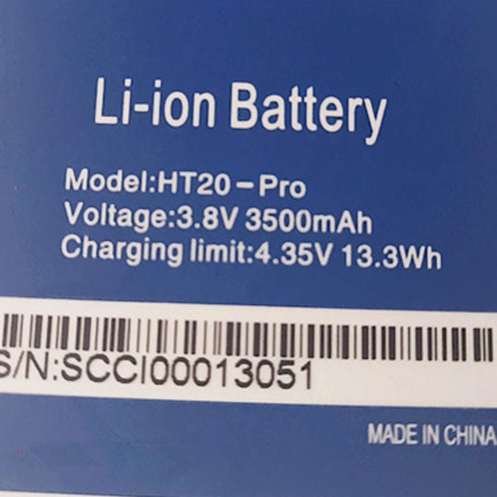 Batterie pour 3500mAh 13.3Wh 3.8V/4.35V HT20-Pro
