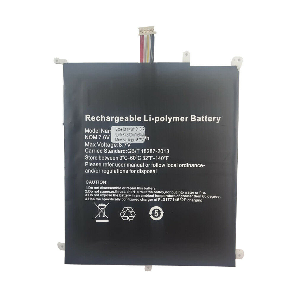 Batterie pour 55.8Wh/4835mAh 7.6V/8.7V HW-34154184