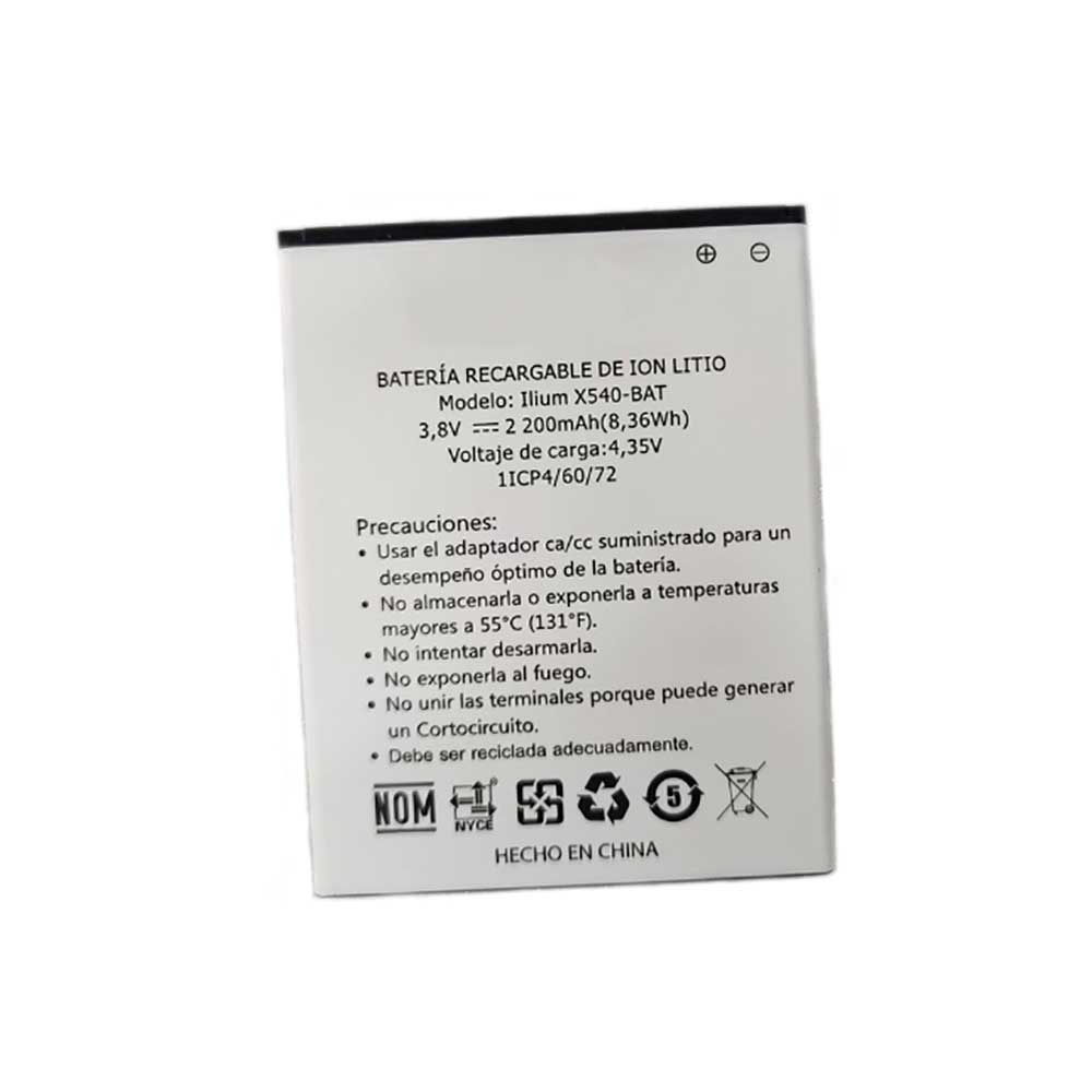 Batterie pour 2200mAh 3.8V Ilium-X540-BAT