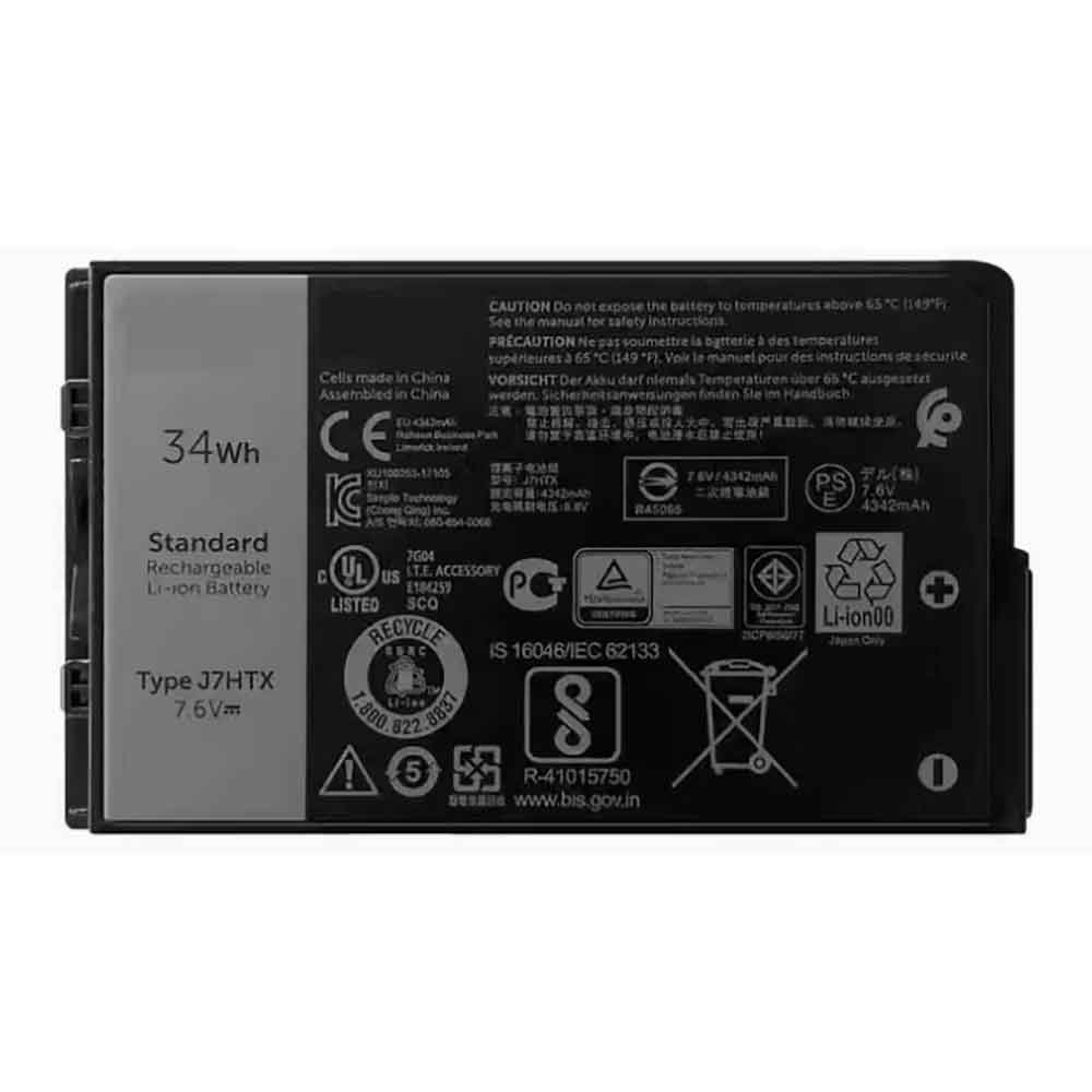 Batterie pour 4342mAh 7.6V J7HTX