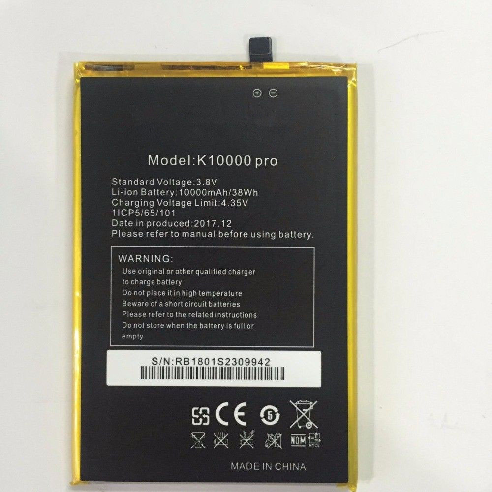 Batterie pour 10000MAH/38WH 3.8V/4.35V K10000