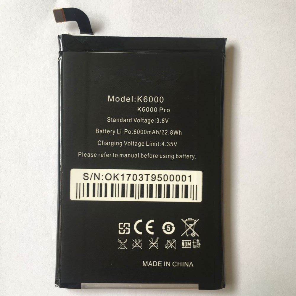 Batterie pour 6000mAh/22.8WH 3.8V/4.35V K6000