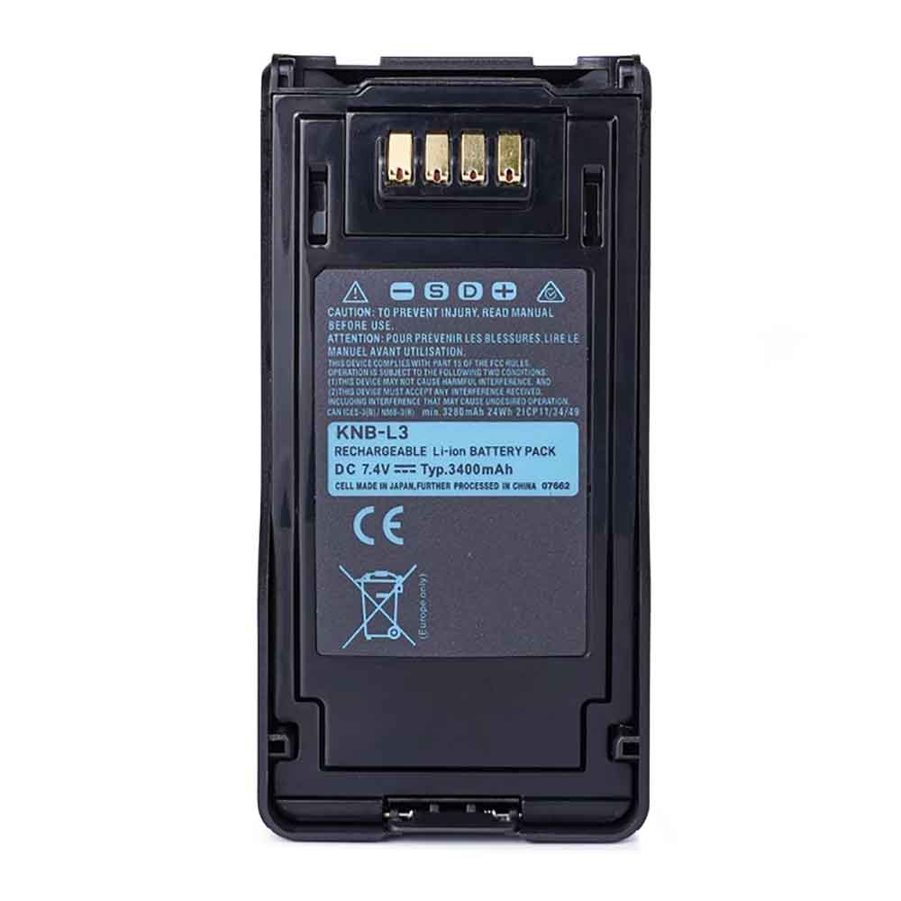 Batterie pour 3400mAh 7.4V KNB-L1